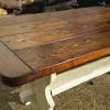 Handmade 6' 6" x 3' Rustic Pine Trestle Table