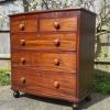 19th Century mahogany bow front chest of drawers