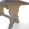 Restoration details for Shabby Chic Style Rustic Reclaimed Pine and Painted Trestle Table - Image 3