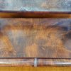 Detail of Elegant Victorian Mahogany Toilet Mirror With Barrel Drawers and Flamed Mahogany Flame Mahogany Veneer - Roberts Restoration Project Image 3