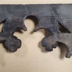 Detail of 15th Century English Oak Tracery Fragment - Roberts Restoration Project Image 6