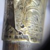 Detail of WWI 1917 Silver-Topped Swagger Stick – Howell Family Maker – Faux Bamboo - Roberts Restoration Project Image 3