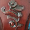 Antique Mahogany Carved Hall Chair_4