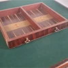 George III Mahogany Fold Over Games Table With Integrated Chess & Backgammon_4