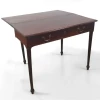 George III Mahogany Fold Over Tea Table