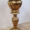 Vintage Brass Jardiniere Planter Floor Standing_3