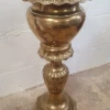 Vintage Brass Jardiniere Planter Floor Standing_1