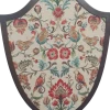 Antique Mahogany Pole Screen - Fire screen with William Morris Style Tapestry_4