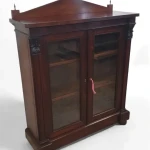 Antique Rosewood Glazed Chiffonier Cabinet