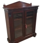 Antique Rosewood Glazed Chiffonier Cabinet