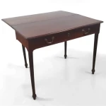 George III Mahogany Fold Over Tea Table